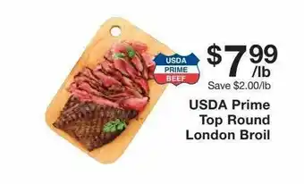 Fairway Store Market Usda Prime Top Round London Broil offer