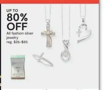JC Penney All Fashion Silver Jewelry offer