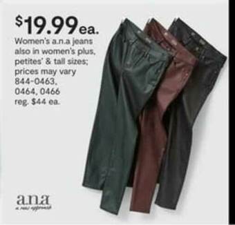 JC Penney Women's A.n.a. Jeans offer
