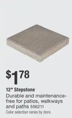The Home Depot 12" Stepstone offer