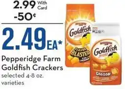 Mariano's Pepperidge Farm Goldfish Crackers offer