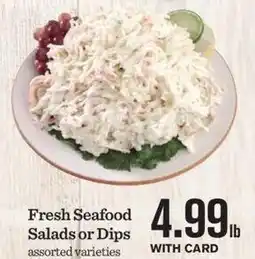 Mariano's Fresh Seafood Salads or Dips offer