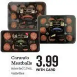 Mariano's Carando Meatballs offer