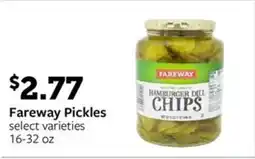 Fareway Fareway Pickles offer