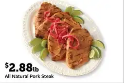 Fareway All Natural Pork Steak offer