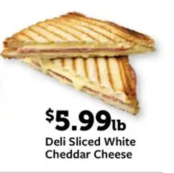 Fareway Deli Sliced White Cheddar Cheese offer