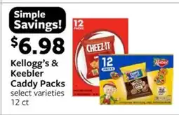Fareway Kellogg's & Keebler Caddy Packs offer
