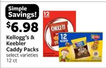 Fareway Kellogg's & Keebler Caddy Packs offer