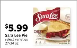 Fareway Sara Lee Pie offer