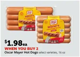 Fareway Oscar Mayer Hot Dogs offer
