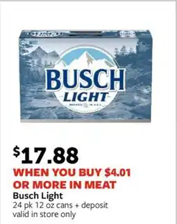 Fareway BUSCH LIGHT offer