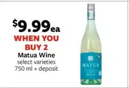 Fareway Matua Wine 750 mL offer