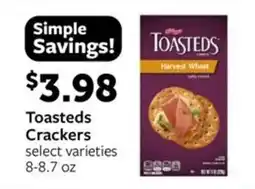 Fareway Toasteds Crackers offer