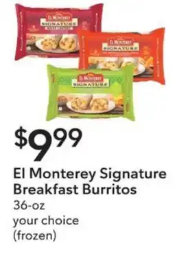 Publix El Monterey Signature Breakfast Burritos offer