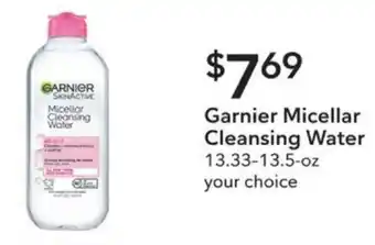 Publix Garnier Micellar Cleansing Water offer