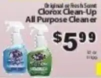 Fine Fare Clorox Clean-Up All Purpose Cleaner offer