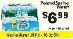Fine Fare Poland Spring Water offer