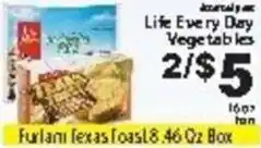 Fine Fare Life Every Day Vegetables offer