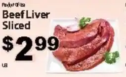 Fine Fare Beef Liver Sliced offer