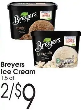 Family Fare Breyers Ice Cream offer