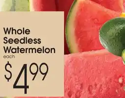 Family Fare Whole Seedless Watermelon offer