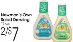 Family Fare Newman's Own Salad Dressing offer