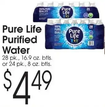 Family Fare Pure Life Purified Water offer