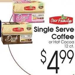Family Fare Single Serve Coffee offer