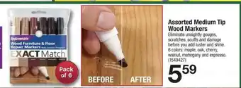 Ace Hardware Assorted Medium Tip Wood Markers offer