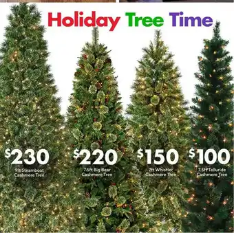 Big Lots Cashmere Tree offer