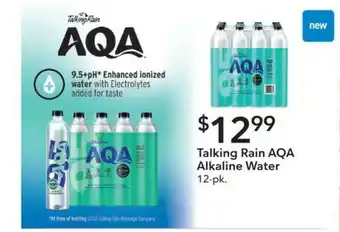 Publix Talking Rain Aqa Alkaline Water offer