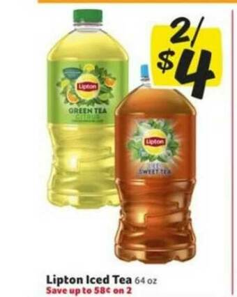 Winn Dixie Lipton Iced Tea offer