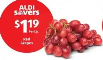 Aldi Red Grapes offer