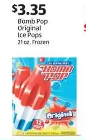 Aldi Bomb Pop Original Ice Pops offer