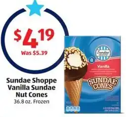 Aldi Sundae Shoppe Vanilla Sundae Nut Cones offer