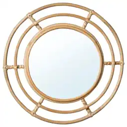 Ikea Buskbo Mirror, rattan, 16 1/2 offer