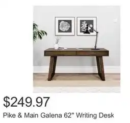Costco Pike & Main Galena 62" Writing Desk offer