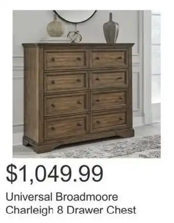 Costco Universal Broadmoore Charleigh 8 Drawer Chest offer