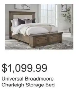 Costco Universal Broadmoore Charleigh Storage Bed offer