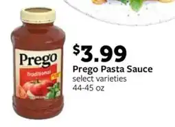 Fareway Prego Pasta Sauce offer