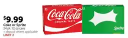 Fareway Coke or Sprite offer
