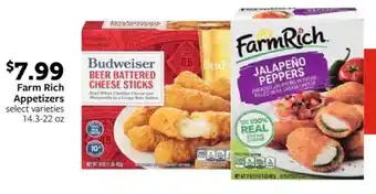 Fareway Farm Rich Appetizers offer