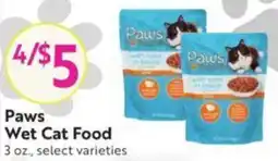 Lucky Supermarkets Paws Wet Cat Food offer