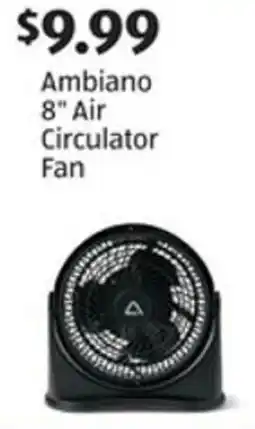 Aldi Ambiano 8" Air Circulator Fan offer