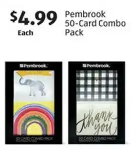 Aldi Pembrook 50-Card Combo Pack offer