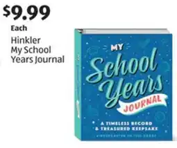 Aldi Hinkler My School Years Journal offer