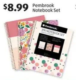 Aldi Pembrook Notebook Set offer