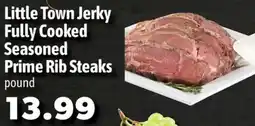 Little Town Jerky Fully Cooked Seasoned Prime Rib Steaks