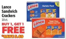 Harding's Markets Lance Sandwich Charm Reese's Crackers offer