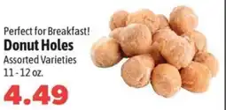 Harding's Markets Perfect for Breakfast! Donut Holes Assorted Varieties 11-12 oz. offer